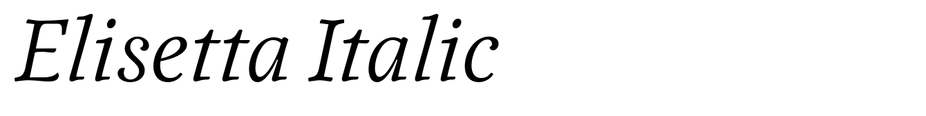 Elisetta Italic